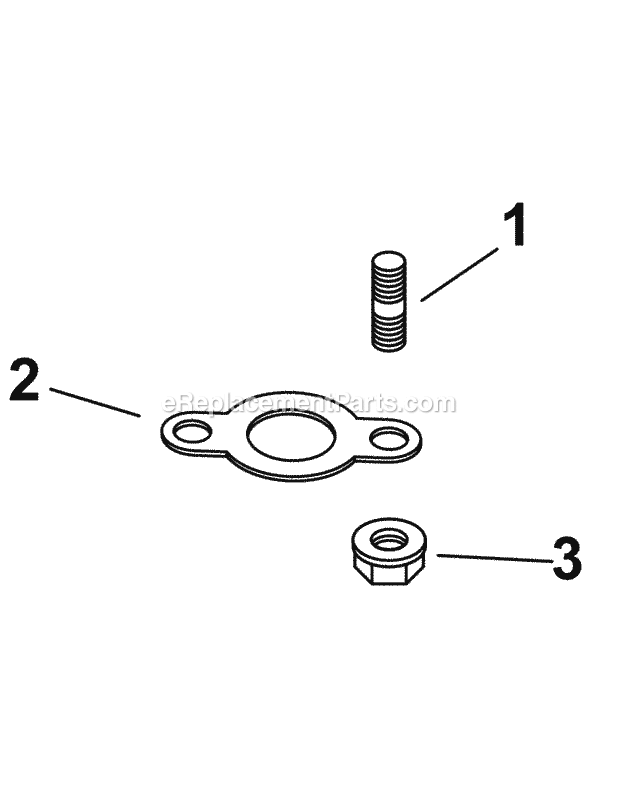 Kohler Cv750-0028 Exhaust Diagram and Parts List for M60-KH 53AH8CT6050 Cub Cadet Sprayer